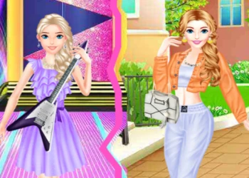 Play Sisters Street Style VS Stage Style online for free at PlotyGames