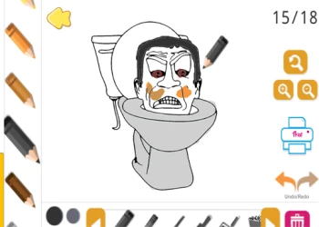 Play Skibidi  Coloring online for free at PlotyGames