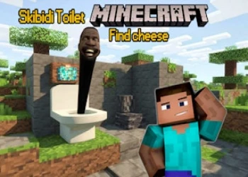Skibidi Toilet Minecraft Find Cheese - Free hidden-object game online at plotygames
