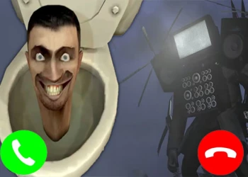 Play Skibidi Toilet Video Call online for free at PlotyGames
