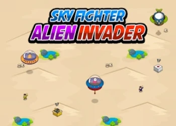 Sky Fighter Alien Invader - Free airplane game online at plotygames