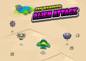 Sky Warrior Alien Attack - Free monster game online at plotygames