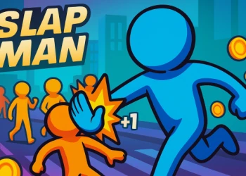 Play Slap Man online for free at PlotyGames