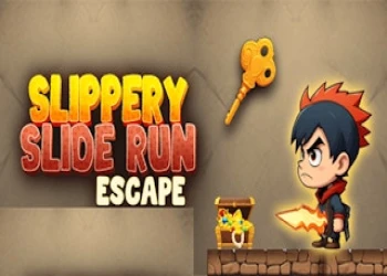 Slippery Slide Run Escape - Free runner game online at plotygames