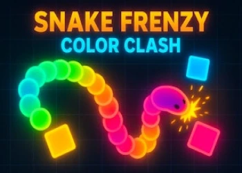 Snake Frenzy Color Clash - Free snake game online at plotygames