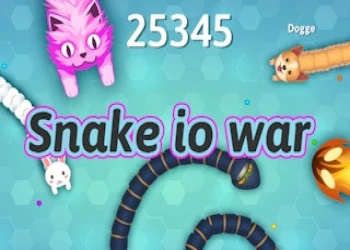 Play Snake IO War online for free at PlotyGames