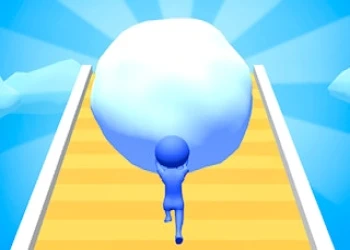 Snowball Rush 3D - Free runner game online at plotygames