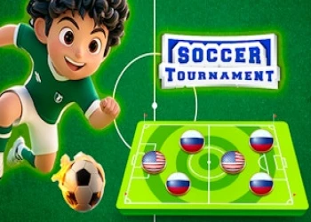 Soccer Tournament - Free soccer game online at plotygames