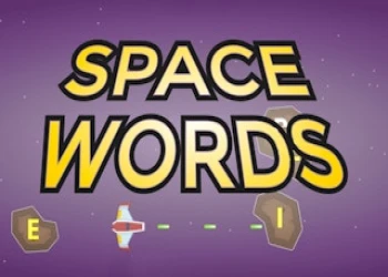 Space Words - Free skill game online at plotygames