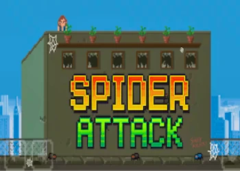 Spider Attack - Free action game online at plotygames
