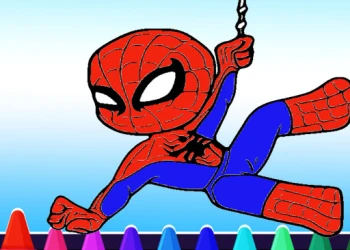 Spiderman Coloring Game - Free clicker game online at plotygames