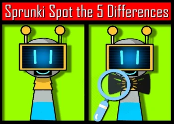 Play Sprunki Spot the 5 Differences online for free at PlotyGames