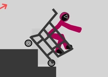 Squid Game Dismounting - Free arcade game online at plotygames