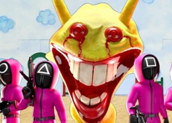 Play Squid Game X Sprunki Tetris online for free at PlotyGames