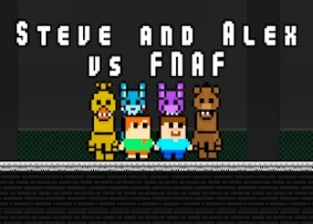 Play Steve and Alex vs Fnaf online for free at PlotyGames