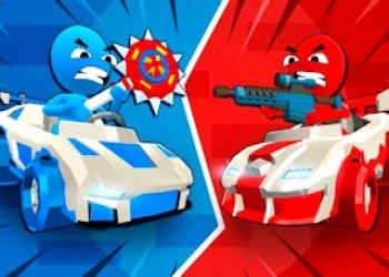 Play Stickman Battle 1-4 Players online for free at PlotyGames