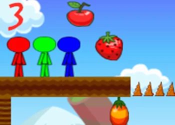 Stickman Bros In Fruit Island 3 - Free adventure game online at plotygames