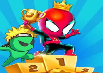 Play Stickman Fall Guys: Running Race online for free at PlotyGames