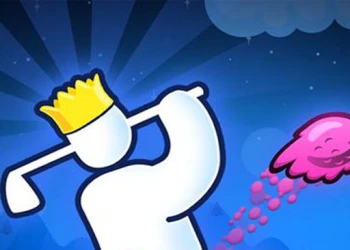 Stickman Golf Super - Free stickman game online at plotygames