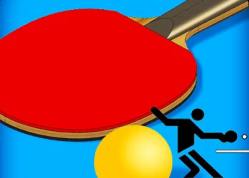  Stickman Ping Pong Match - Free stickman game online at plotygames