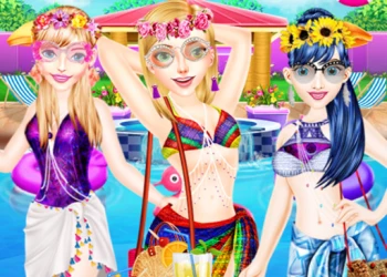 Play Summer Pool Party Fashion online for free at PlotyGames