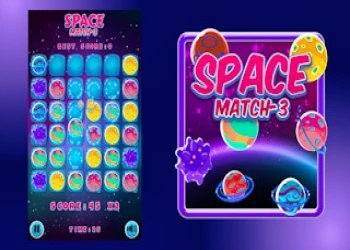 Super Space Match 3 - Free match-3 game unblocked