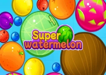 Play Super Watermelon online for free at PlotyGames
