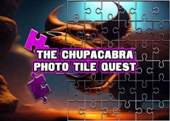 The Chupacabra Photo Tile Quest - Free brain game online at plotygames