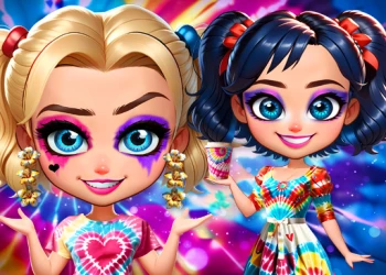 Play Tie Dye Explosion of Color online for free at PlotyGames