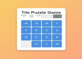 Play Tile Puzzle Game online for free at PlotyGames