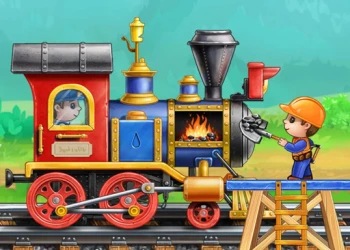 Play Train Games For Kids online for free at PlotyGames