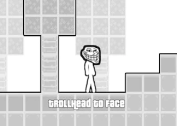 TrollHead to Face - Free platformer game online at plotygames