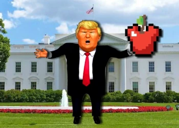 Play Trump Apple Shooter online for free at PlotyGames