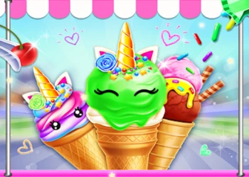 Unicorn Ice Cream Corn Maker - Free girls game online at plotygames