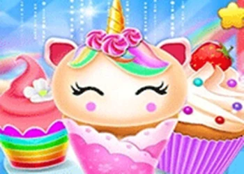 Unicorn Mermaid Cupcake Cooking Design - Creative  - Free girls game online at plotygames