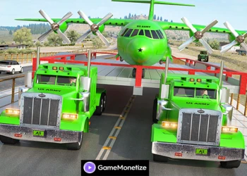 Play Us army car transport truck online for free at PlotyGames