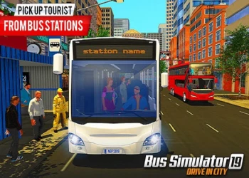 Play US City Pick Passenger Bus Game online for free at PlotyGames