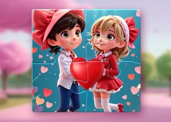 Play Valentine Couple Jigsaw Puzzle online for free at PlotyGames