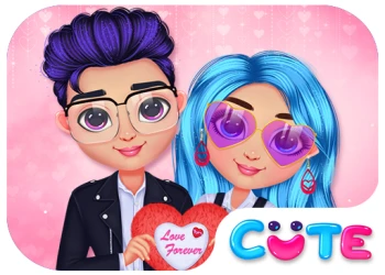 Valentines Matching Outfits - Free girls game online at plotygames
