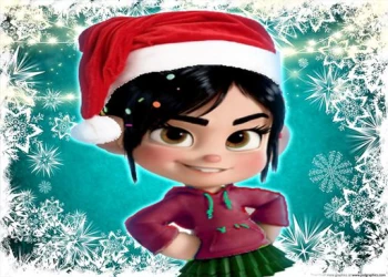 Vanellope Von Schweetz Christmas Dress Up - Free girls game online at plotygames