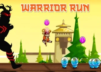 Warrior Run - Free runner game online at plotygames
