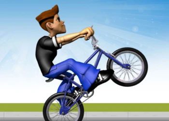 Play Wheelie Bike  - BMX stunts wheelie bike riding online for free at PlotyGames
