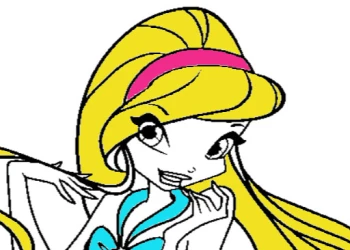 Winx Coloring Page Game - Free girls game online at plotygames