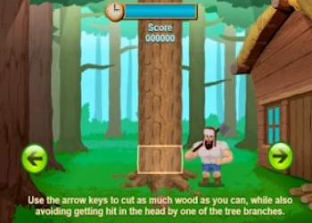 Play Wood Chopping Game online for free at PlotyGames