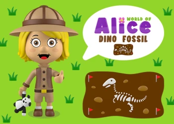 Play World of Alice   Dino Fossil online for free at PlotyGames