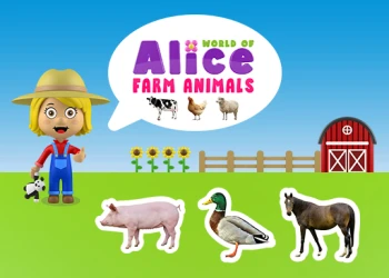 Play World of Alice   Farm Animals online for free at PlotyGames