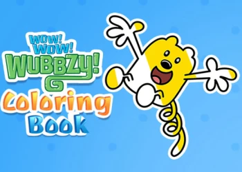 Wow Wow Wubbzy Coloring Book - Free boys game online at plotygames