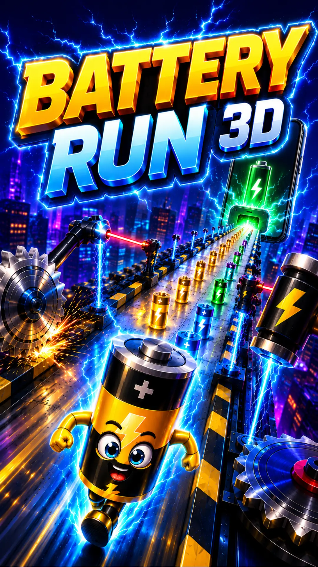 Play Battery Run 3D online for free