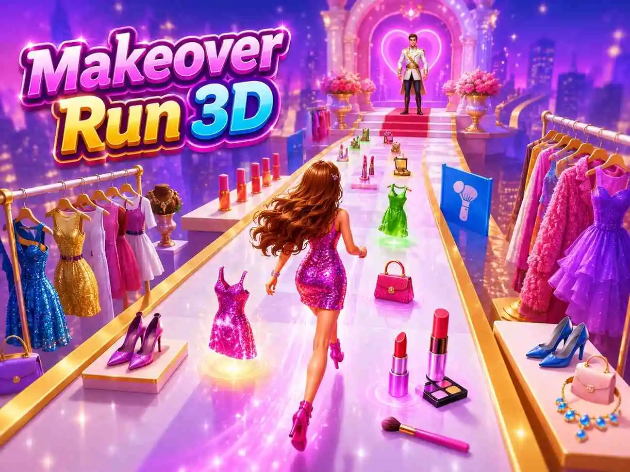 Play Makeover Run 3D online for free at PlotyGames