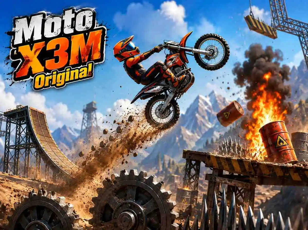 Play Moto X3M Original online for free at PlotyGames